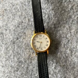 Vintage Gold Seiko Watch with Roman Numerals